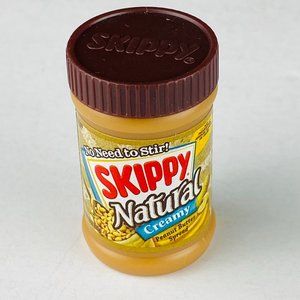 Mini Size Skippy Natural Creamy Peanut Butter Kids Toy Miniature Collectible